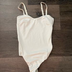 Fashion Nova White Bodysuit